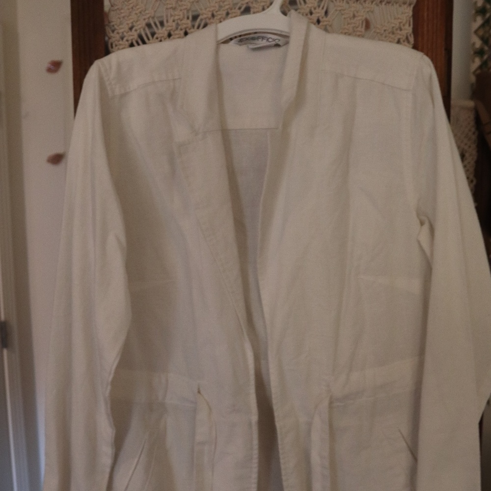 White Linen Jacket